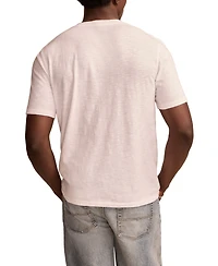 Lucky Brand Men's Linen Short Sleeve Henley Shirt