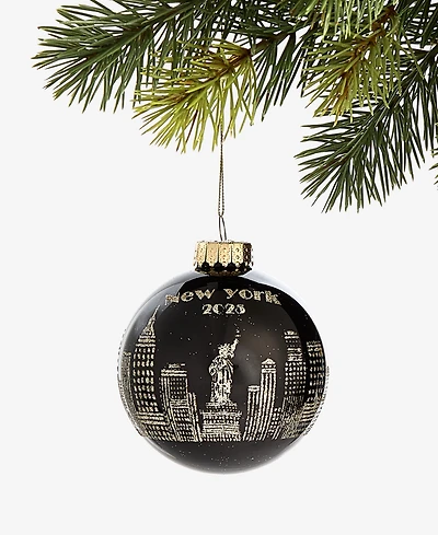 Holiday Lane New York City Skyline On Black Ornament, Exclusively at Macy's