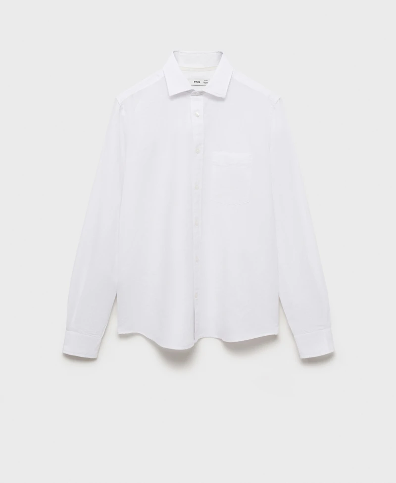 Mango Men's Classic-Fit Linen Shirt
