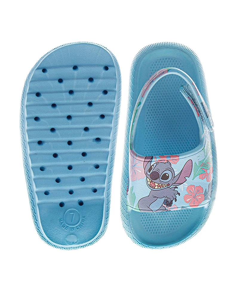 Disney Toddler Girls Stitch and Angel Slip On Slides