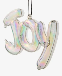 Holiday Lane Pastel Shine Iridescent Joy Ornament, Macy's Exclusive