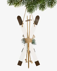 Holiday Lane Nordic Wonderland Skis Ornament, Macy's Exclusive