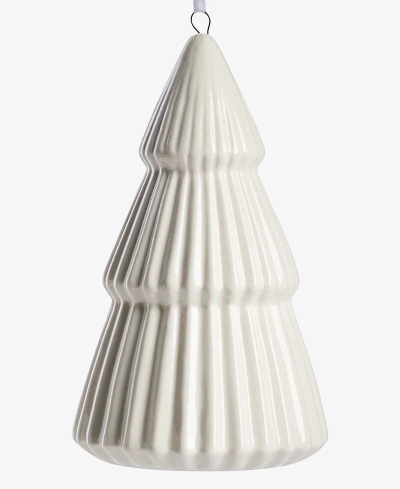 Holiday Lane Nordic Wonderland Ceramic Tree Ornament, Macy's Exclusive