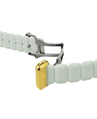 Rado Unisex Swiss Automatic DiaStar Original x Tej Chauhan Special Edition White Rubber Strap Watch 38mm