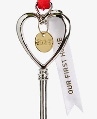 Holiday Lane Our First Home 2025 Heart Key Ornament, Macy's Exclusive