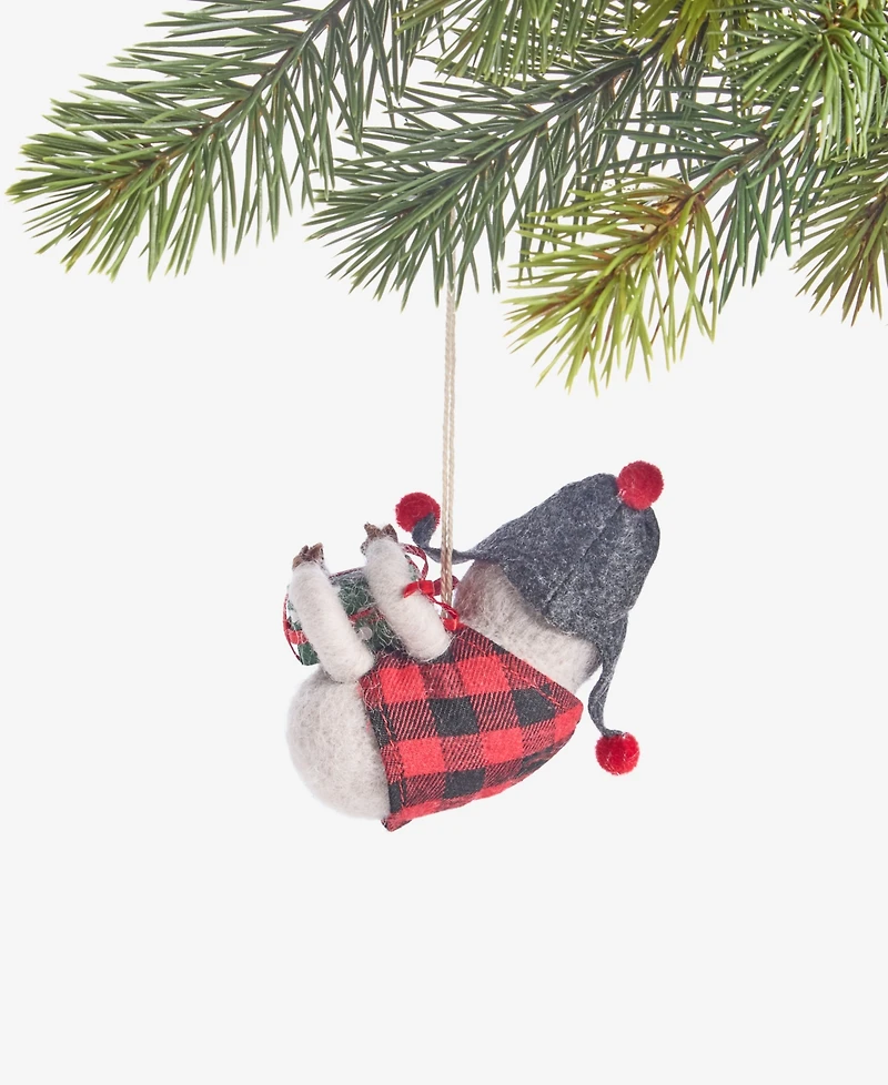 Holiday Lane Tiny Tidings Wool Sloth Ornament, Macy's Exclusive