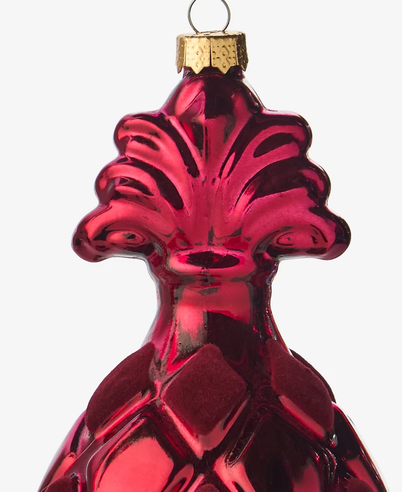 Holiday Lane Berry Tones Red Bauble Ornament, Macy's Exclusive