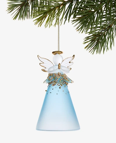 Holiday Lane Blessed Glass Ombre Angel Ornament, Macy's Exclusive