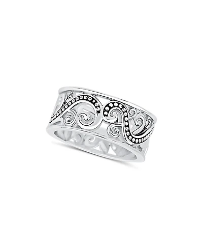 And Now This Silver-Plated Swirl Ring