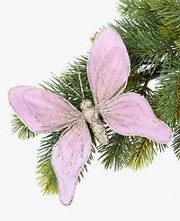 Holiday Lane Enchanted Forest Purple Glitter Butterfly Ornament, Macy's Exclusive
