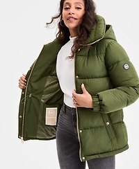 Michael Kors Women's Hooded Anorak Puffer Coat, Exclusively at Macy's
