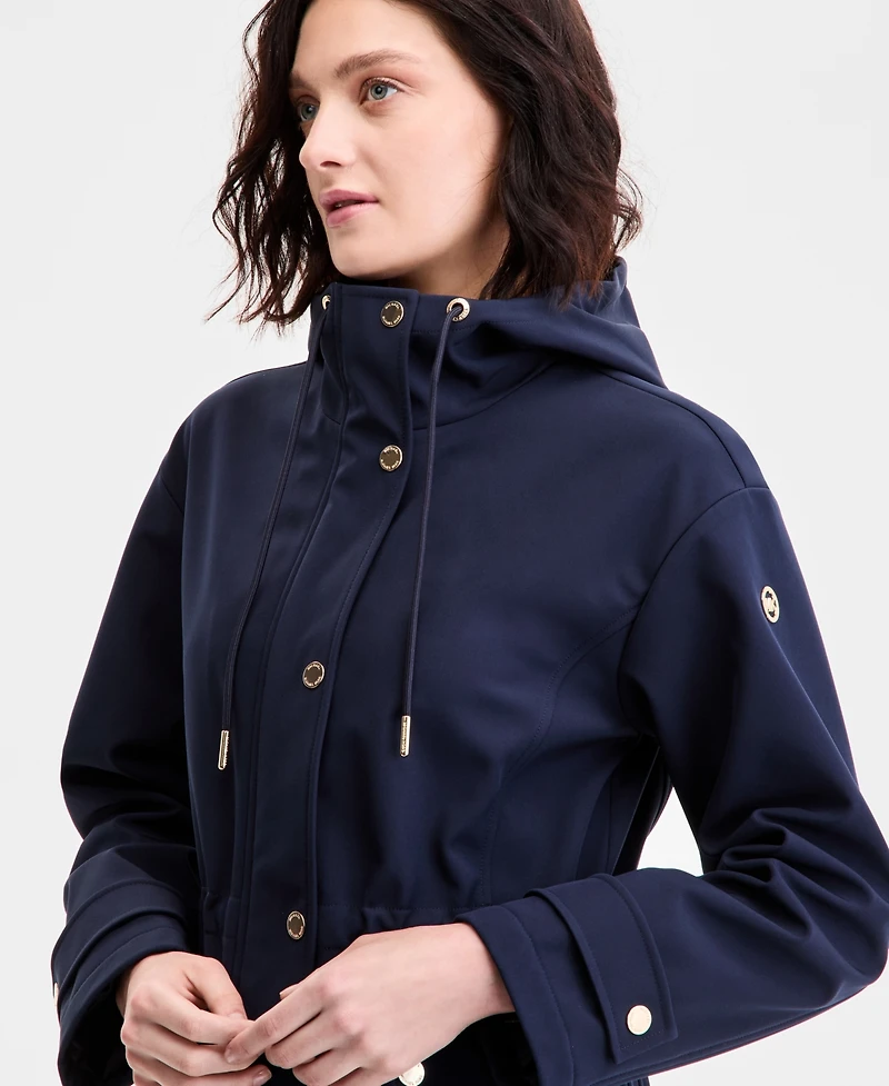 Michael Kors Women's Hooded Anorak Softshell Coat