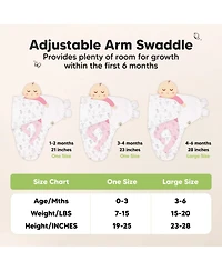 KeaBabies 3-Pack Organic Baby Swaddle Sleep Sacks with Knot Hats, Newborn Swaddles Wrap 0-3 Months, Ergonomic Wearable Blanket