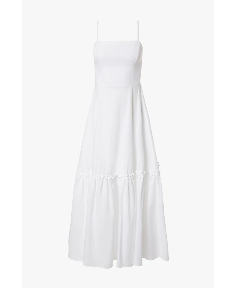 WeWoreWhat Women's Ruffle Flare Midi Dress