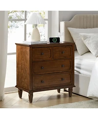 Transitional Hadrian 4-Drawer Accent Chest