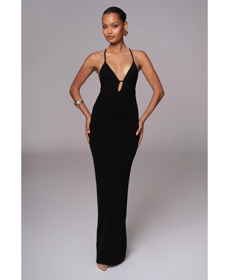Jluxlabel Women's Sun Rays Knit Maxi Dress
