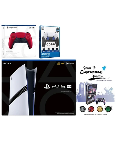 Sony PlayStation 5 Pro with Extra Cosmic Red Controller