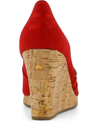 Toms Women's Slip On Wedge Sandals