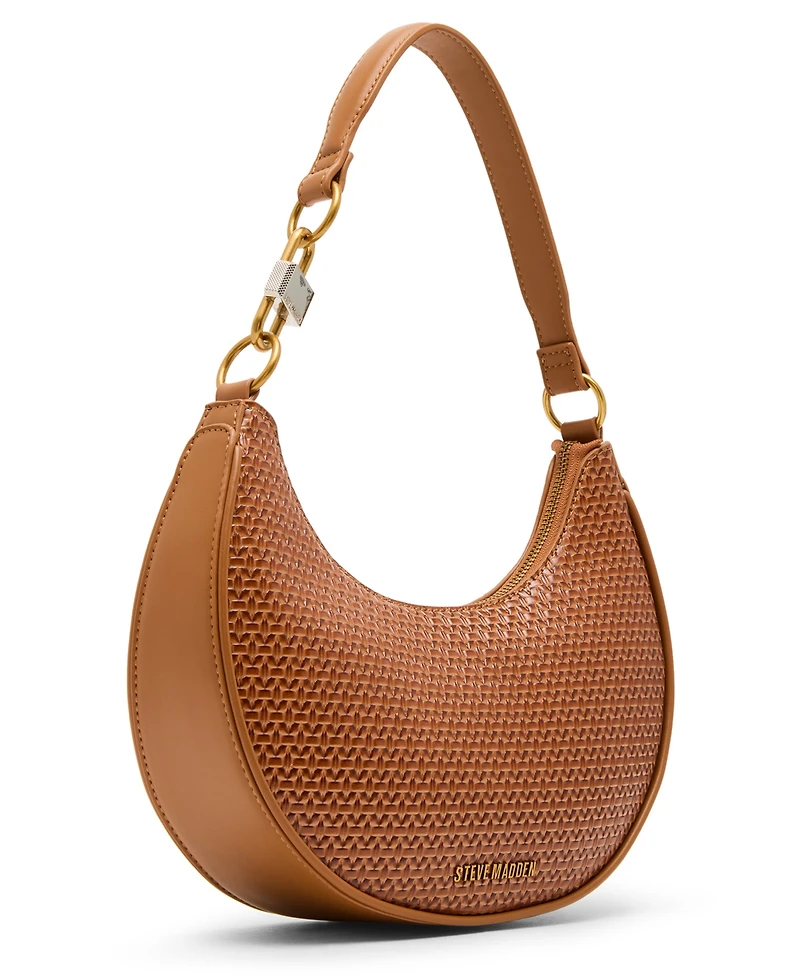 Steve Madden Lohan-w Embossed Woven Small Hobo Bag