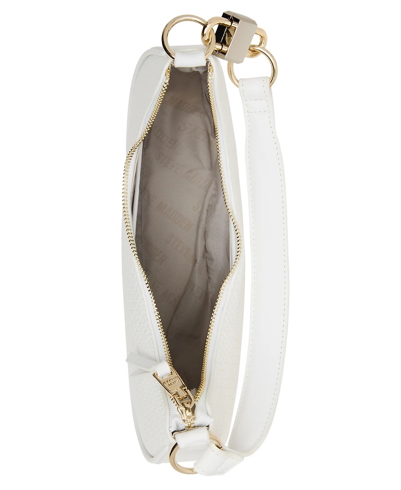 Steve Madden Lohan-w Embossed Woven Small Hobo Bag