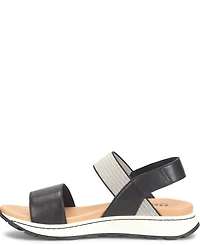 Born Women's Mimi Round Toe Wedge Sandals