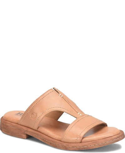 Born Women's Remo Round Toe Flat Sandals