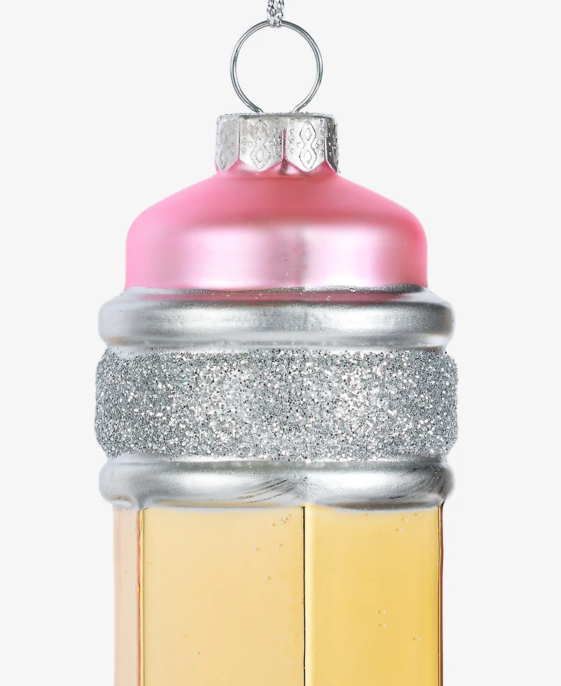 Holiday Lane Eclectic Charm Glass Pencil Ornament, Macy's Exclusive