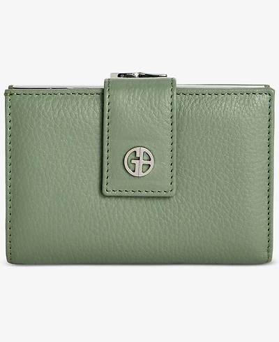 Giani Bernini Softy Leather Framed Colorblock Wallet, Created for Macy's