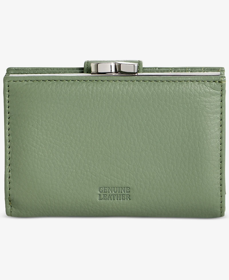 Giani Bernini Softy Leather Framed Colorblock Wallet, Created for Macy's