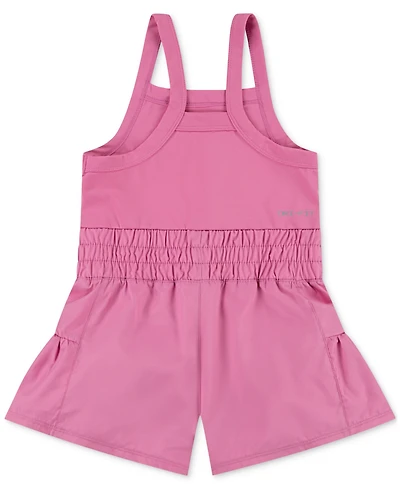 Nike Little Girls Sunny Swoosh Runsie Romper