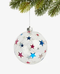 Holiday Lane Merry Magic Light Up Star Ball Ornament, Macy's Exclusive