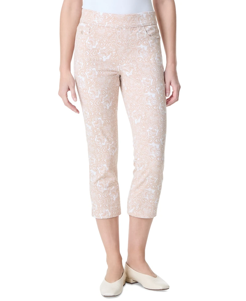 Gloria Vanderbilt Women's Shape Effect Printed Capri Pants
