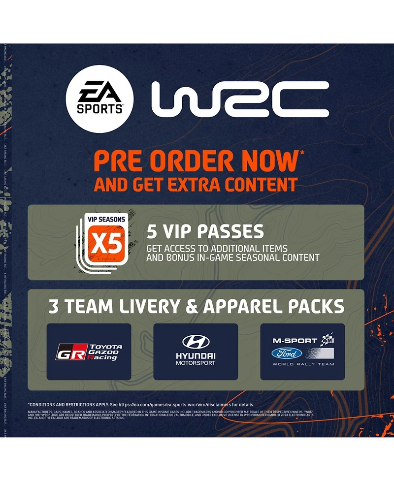 Ea Sports Wrc for Playstation 5
