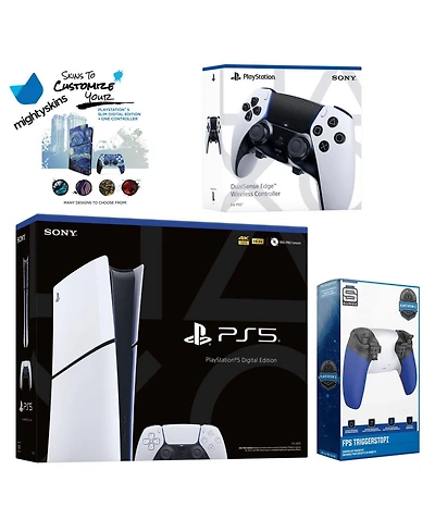 Sony PlayStation 5 Slim Digital with Extra Edge Controller
