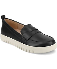 Journee Collection Women's Tayla Round Toe Comfort Loafers