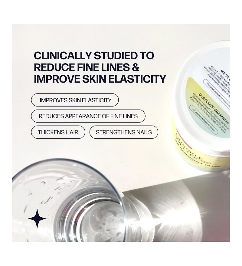 Skin Boost Plus [30-Serves] | Collagen Powder Supplement with Verisol Bioactive Hydrolyzed Peptides, Vitamin C & Hyaluronic Acid