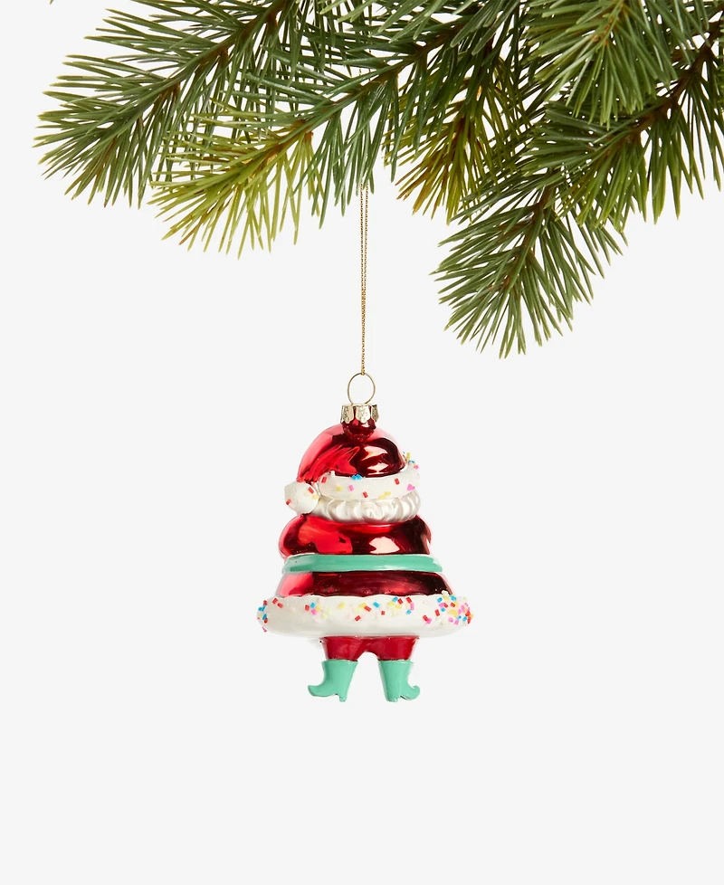 Holiday Lane Sugar Plum Sweet Santa Ornament, Macy's Exclusive
