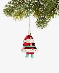 Holiday Lane Sugar Plum Sweet Santa Ornament, Macy's Exclusive