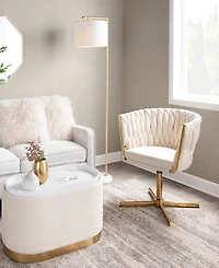 Lumisource 68" Marble Fran Floor Lamp