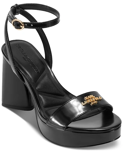 Karl Lagerfeld Paris Women's Haden Peep Toe Sandals