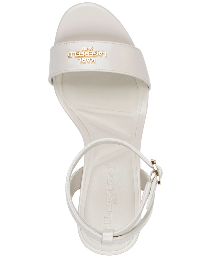 Karl Lagerfeld Paris Women's Haden Peep Toe Sandals