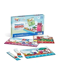 Hand2Mind Numberblocks Counting, Addition Subtraction, Sequencing Puzzle Set, Pack of 3