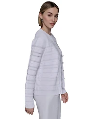 Karl Lagerfeld Paris Women's Scalloped-Trim Cardigan