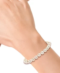 Effy Cultured Akoya Pearl (6mm) Filigree Clasp Bracelet