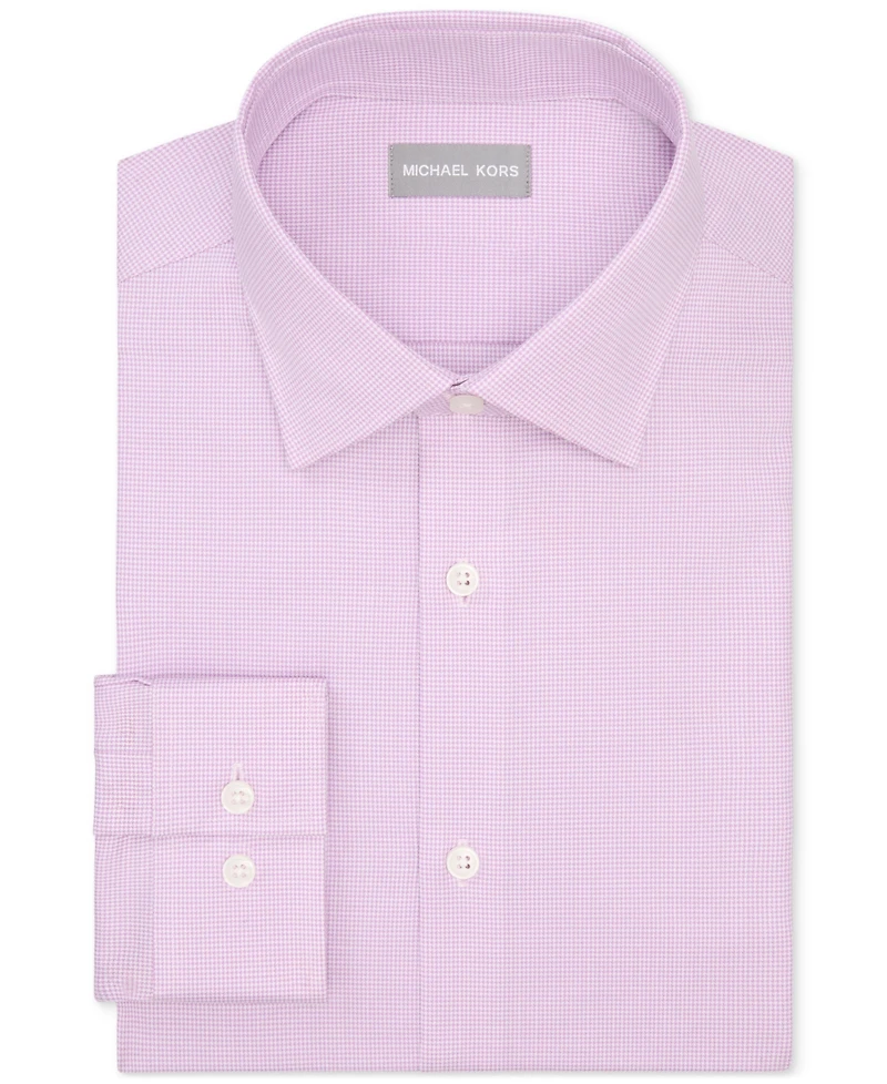 Michael Kors Men's Regular Fit Comfort Stretch Dress Shirt