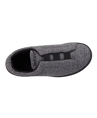 Isotoner Men's Heathered Knit Brady Closed Back Slippers