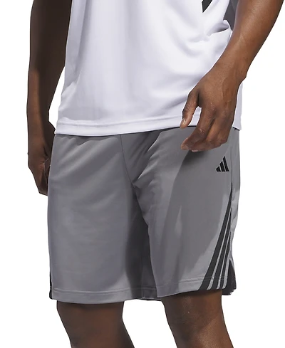adidas Men's Three-Stripes Legends Basketball Shorts 9"
