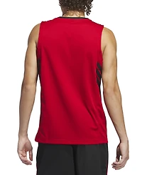 adidas Men's Bball Logo Graphic Tank Top