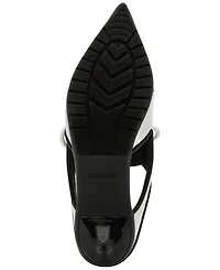 Steve Madden Women's Shevron Kitten-Heel Sport Dress Mules