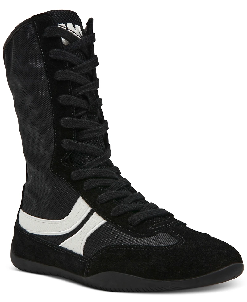Steve Madden Paxtin Lace-Up Mid-Shaft Sneaker Boots